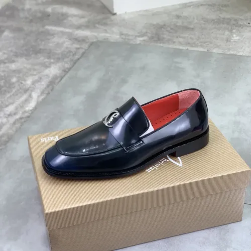 Replica Christian Louboutin Leather Shoes For Men #1455584 $100.00 USD for Wholesale