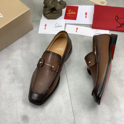 Wholesale Christian Louboutin Leather Shoes For Men #1455587 $102.00 USD, Wholesale Quality Replica Christian Louboutin Leather Shoes