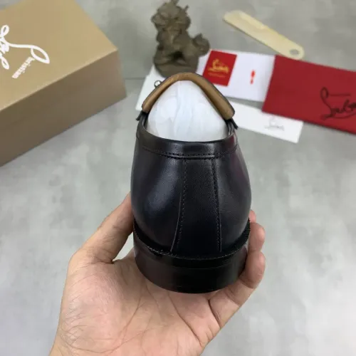 Replica Christian Louboutin Leather Shoes For Men #1455588 $102.00 USD for Wholesale