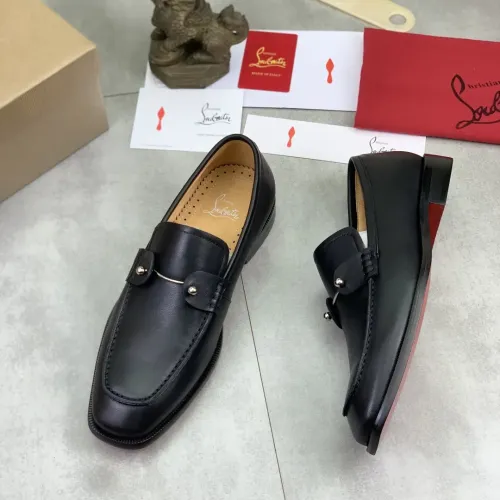 Wholesale Christian Louboutin Leather Shoes For Men #1455589 $102.00 USD, Wholesale Quality Replica Christian Louboutin Leather Shoes