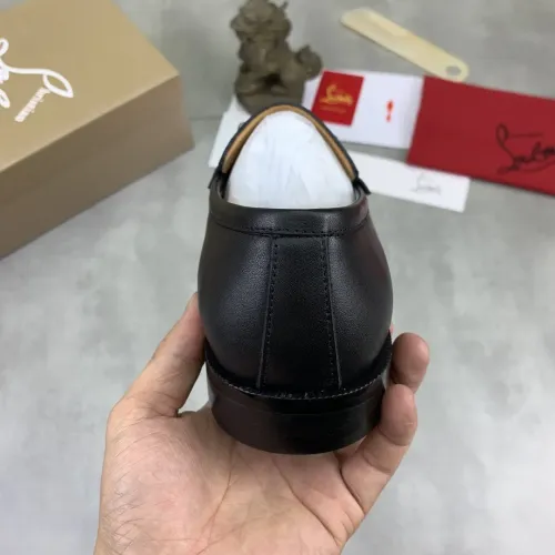Replica Christian Louboutin Leather Shoes For Men #1455589 $102.00 USD for Wholesale
