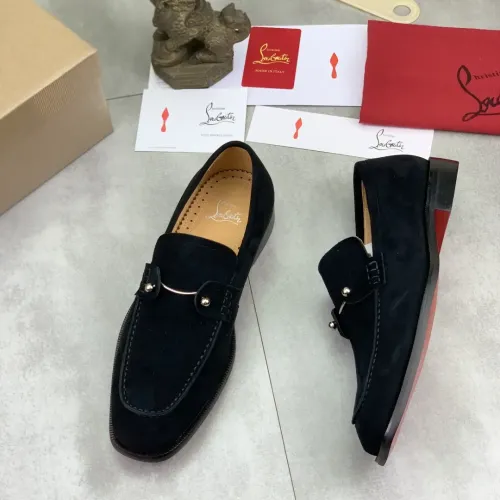 Wholesale Christian Louboutin Leather Shoes For Men #1455590 $102.00 USD, Wholesale Quality Replica Christian Louboutin Leather Shoes