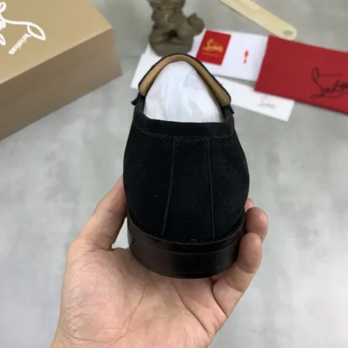 Replica Christian Louboutin Leather Shoes For Men #1455590 $102.00 USD for Wholesale