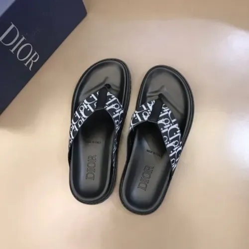 Replica Christian Dior Slippers For Men #1455591 $56.00 USD for Wholesale