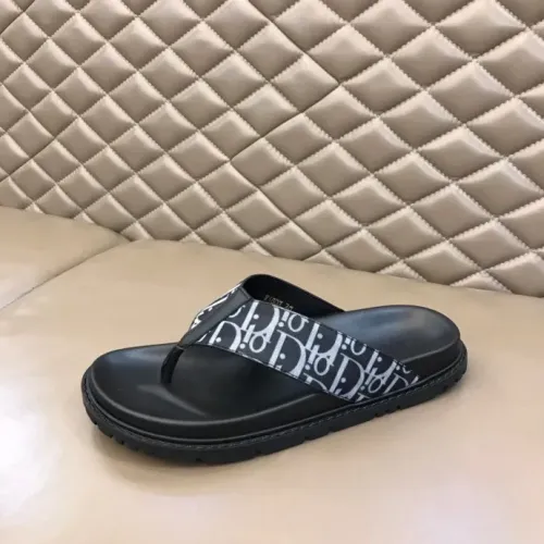 Replica Christian Dior Slippers For Men #1455591 $56.00 USD for Wholesale