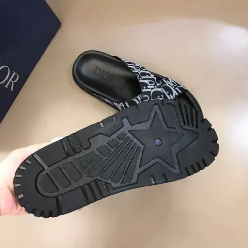 Replica Christian Dior Slippers For Men #1455592 $56.00 USD for Wholesale