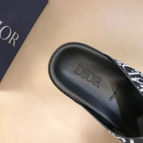 Replica Christian Dior Slippers For Men #1455592 $56.00 USD for Wholesale