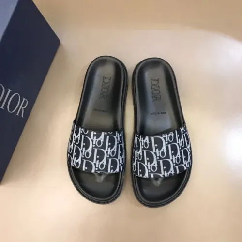 Wholesale Christian Dior Slippers For Men #1455593 $56.00 USD, Wholesale Quality Replica Christian Dior Slippers