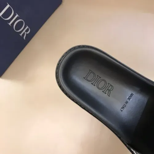 Replica Christian Dior Slippers For Men #1455593 $56.00 USD for Wholesale
