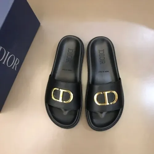 Wholesale Christian Dior Slippers For Men #1455594 $56.00 USD, Wholesale Quality Replica Christian Dior Slippers