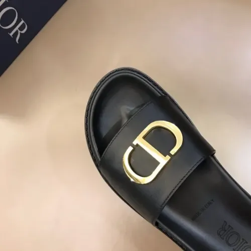 Replica Christian Dior Slippers For Men #1455594 $56.00 USD for Wholesale