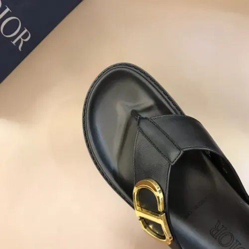 Replica Christian Dior Slippers For Men #1455596 $56.00 USD for Wholesale