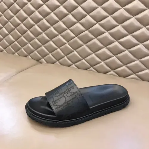 Replica Christian Dior Slippers For Men #1455597 $56.00 USD for Wholesale