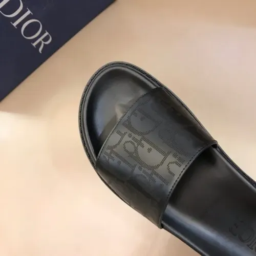 Replica Christian Dior Slippers For Men #1455597 $56.00 USD for Wholesale