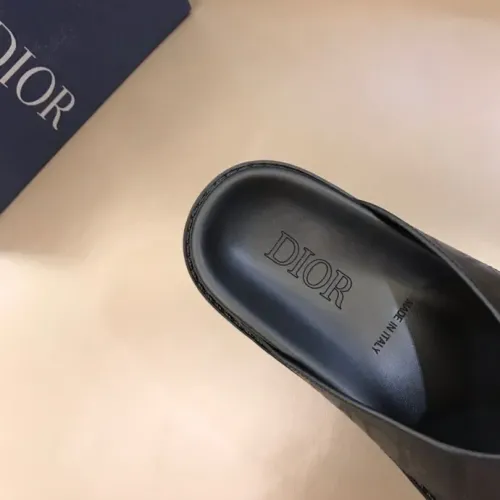 Replica Christian Dior Slippers For Men #1455599 $56.00 USD for Wholesale