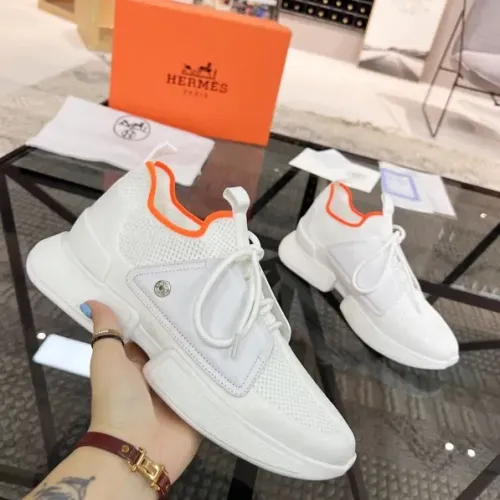 Replica Hermes Casual Shoes For Men #1455617 $82.00 USD for Wholesale