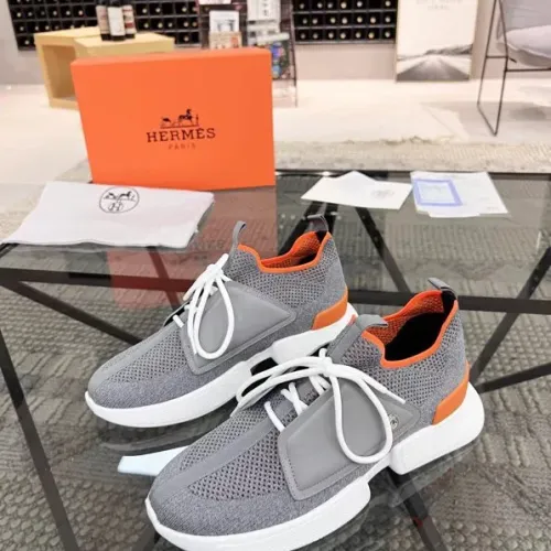 Wholesale Hermes Casual Shoes For Men #1455618 $82.00 USD, Wholesale Quality Replica Hermes Casual Shoes