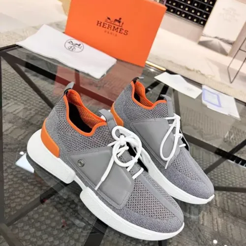 Replica Hermes Casual Shoes For Men #1455618 $82.00 USD for Wholesale