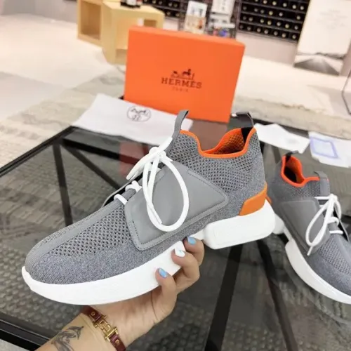 Replica Hermes Casual Shoes For Men #1455618 $82.00 USD for Wholesale