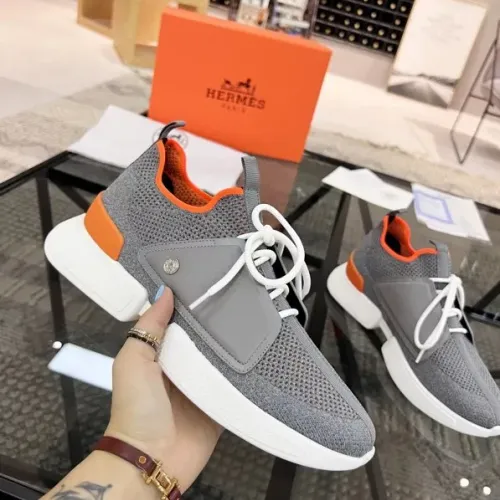 Replica Hermes Casual Shoes For Men #1455618 $82.00 USD for Wholesale