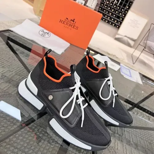 Replica Hermes Casual Shoes For Men #1455619 $82.00 USD for Wholesale