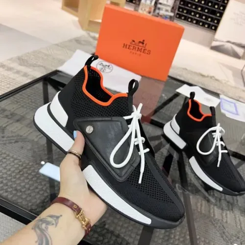 Replica Hermes Casual Shoes For Men #1455619 $82.00 USD for Wholesale