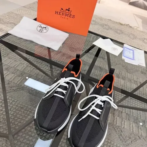 Replica Hermes Casual Shoes For Men #1455619 $82.00 USD for Wholesale
