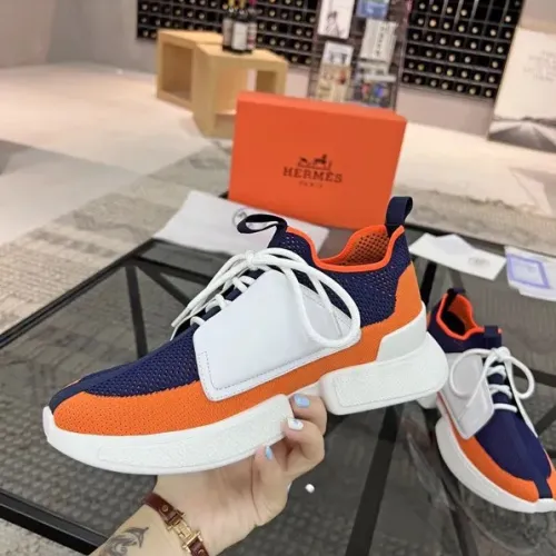 Replica Hermes Casual Shoes For Men #1455621 $82.00 USD for Wholesale