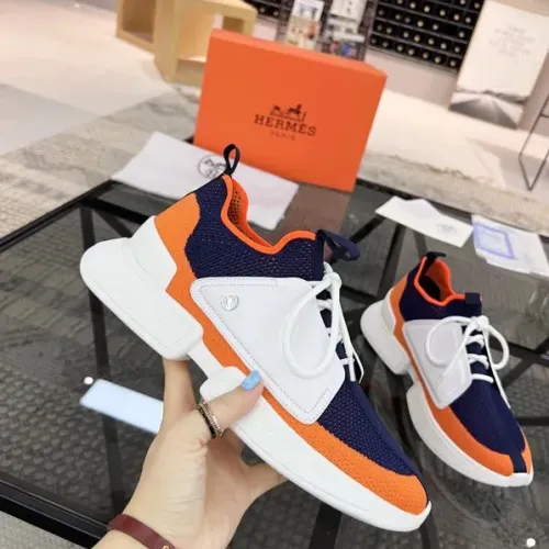 Replica Hermes Casual Shoes For Men #1455621 $82.00 USD for Wholesale