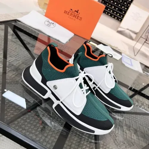 Replica Hermes Casual Shoes For Men #1455622 $82.00 USD for Wholesale