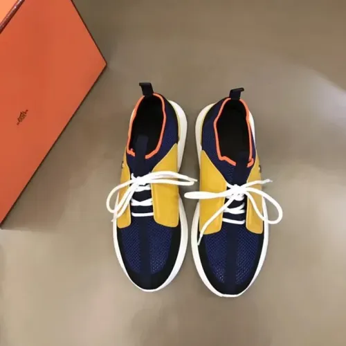 Replica Hermes Casual Shoes For Men #1455624 $82.00 USD for Wholesale