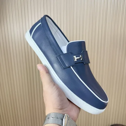 Replica Hermes Casual Shoes For Men #1455627 $82.00 USD for Wholesale
