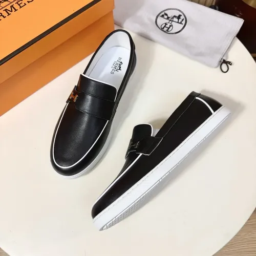 Replica Hermes Casual Shoes For Men #1455628 $82.00 USD for Wholesale