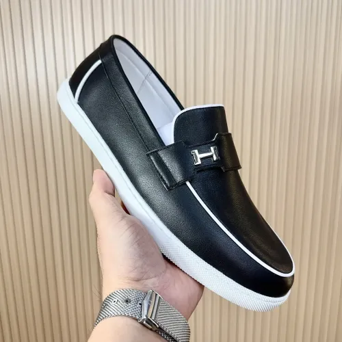 Replica Hermes Casual Shoes For Men #1455628 $82.00 USD for Wholesale
