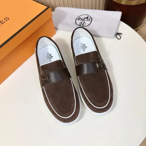 Replica Hermes Casual Shoes For Men #1455629 $82.00 USD for Wholesale