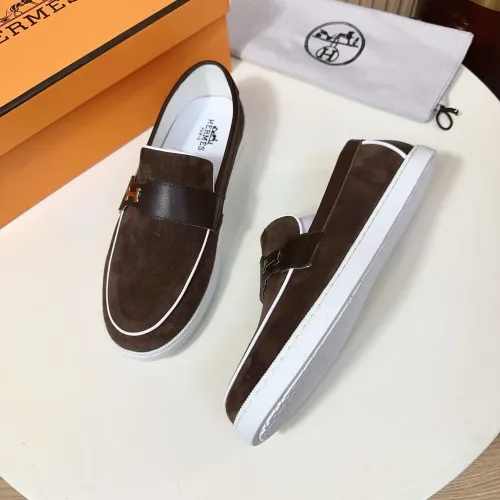 Replica Hermes Casual Shoes For Men #1455629 $82.00 USD for Wholesale