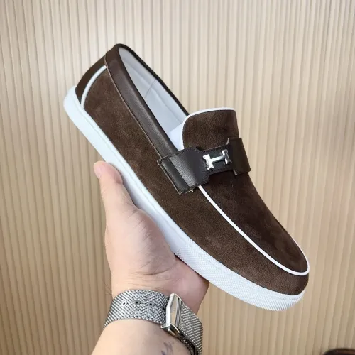 Replica Hermes Casual Shoes For Men #1455629 $82.00 USD for Wholesale