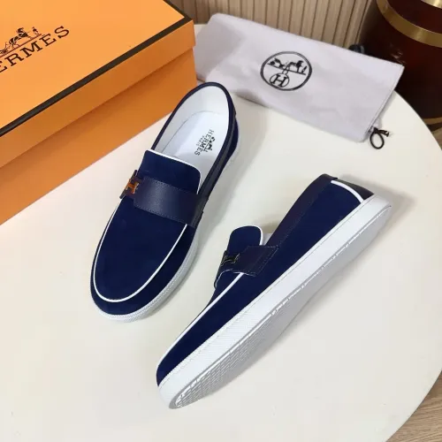 Replica Hermes Casual Shoes For Men #1455630 $82.00 USD for Wholesale