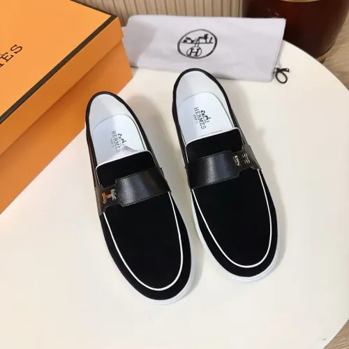 Replica Hermes Casual Shoes For Men #1455631 $82.00 USD for Wholesale