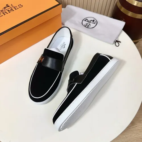 Replica Hermes Casual Shoes For Men #1455631 $82.00 USD for Wholesale