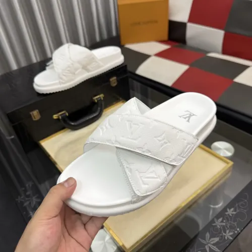 Wholesale Louis Vuitton Slippers For Men #1455641 $60.00 USD, Wholesale Quality Replica Louis Vuitton Slippers