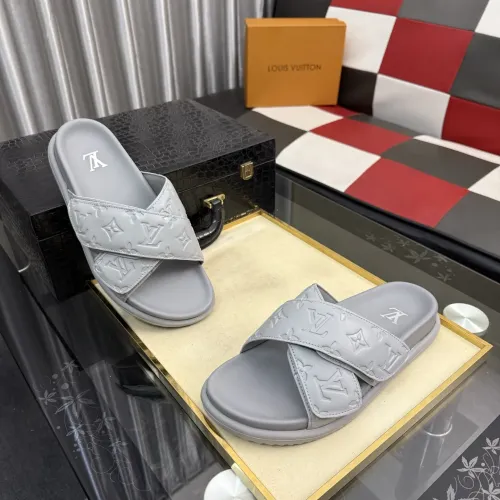Replica Louis Vuitton Slippers For Men #1455643 $60.00 USD for Wholesale