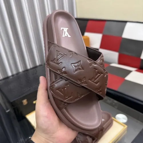 Replica Louis Vuitton Slippers For Men #1455645 $60.00 USD for Wholesale