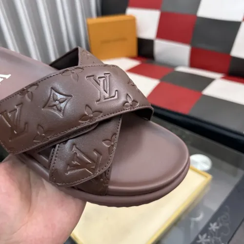 Replica Louis Vuitton Slippers For Men #1455645 $60.00 USD for Wholesale