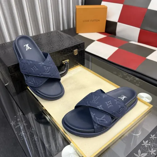 Replica Louis Vuitton Slippers For Men #1455646 $60.00 USD for Wholesale