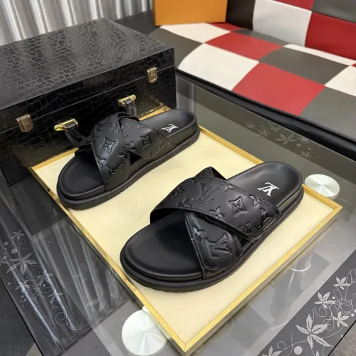 Replica Louis Vuitton Slippers For Men #1455647 $60.00 USD for Wholesale
