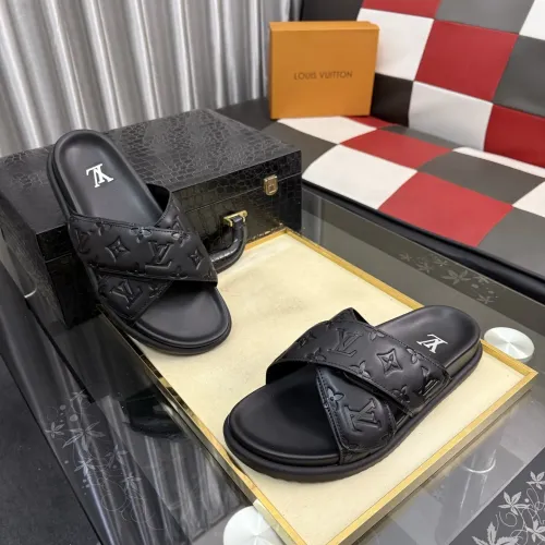 Replica Louis Vuitton Slippers For Men #1455647 $60.00 USD for Wholesale