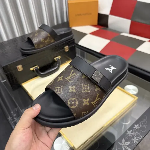Wholesale Louis Vuitton Slippers For Men #1455649 $60.00 USD, Wholesale Quality Replica Louis Vuitton Slippers
