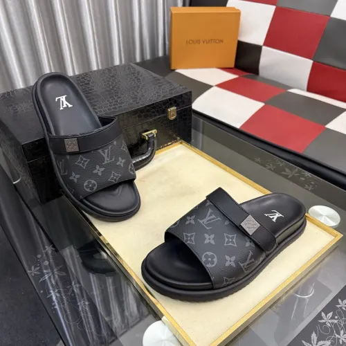 Replica Louis Vuitton Slippers For Men #1455650 $60.00 USD for Wholesale
