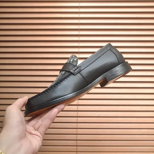 Replica Christian Dior Leather Shoes For Men #1455651 $102.00 USD for Wholesale